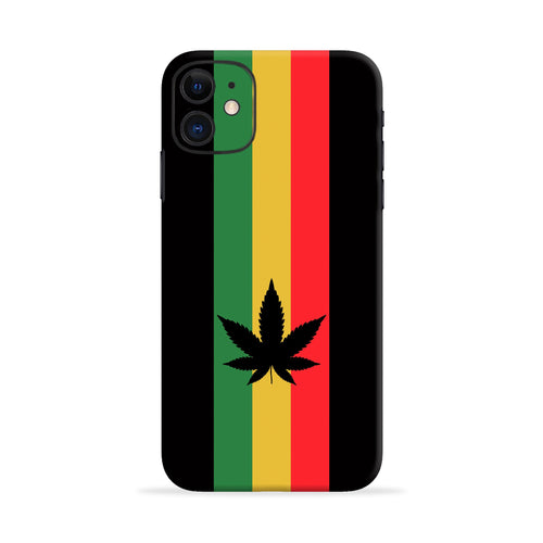 Weed Flag Tecno IN6 - No Sides Back Skin Wrap